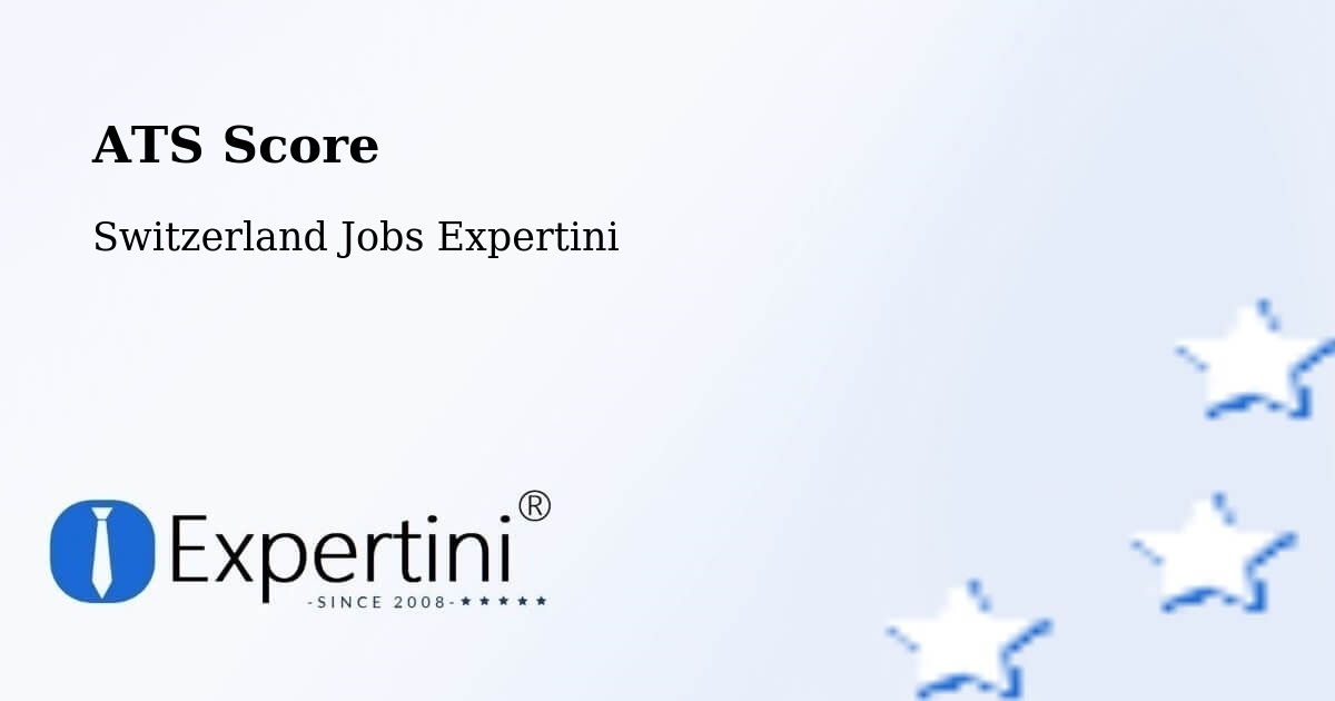 Resume ATS Score & Job Description Match Tool – Interlaken - Switzerland Jobs Expertini