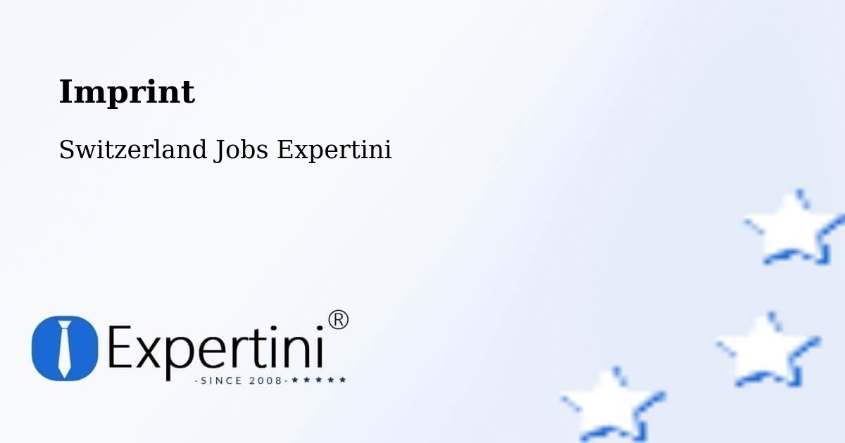 Imprint – Interlaken - Switzerland Jobs Expertini